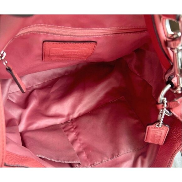 Coach Avery Pebbled Leather Large Hobo Bag (Sienna) - Picture 7 of 8